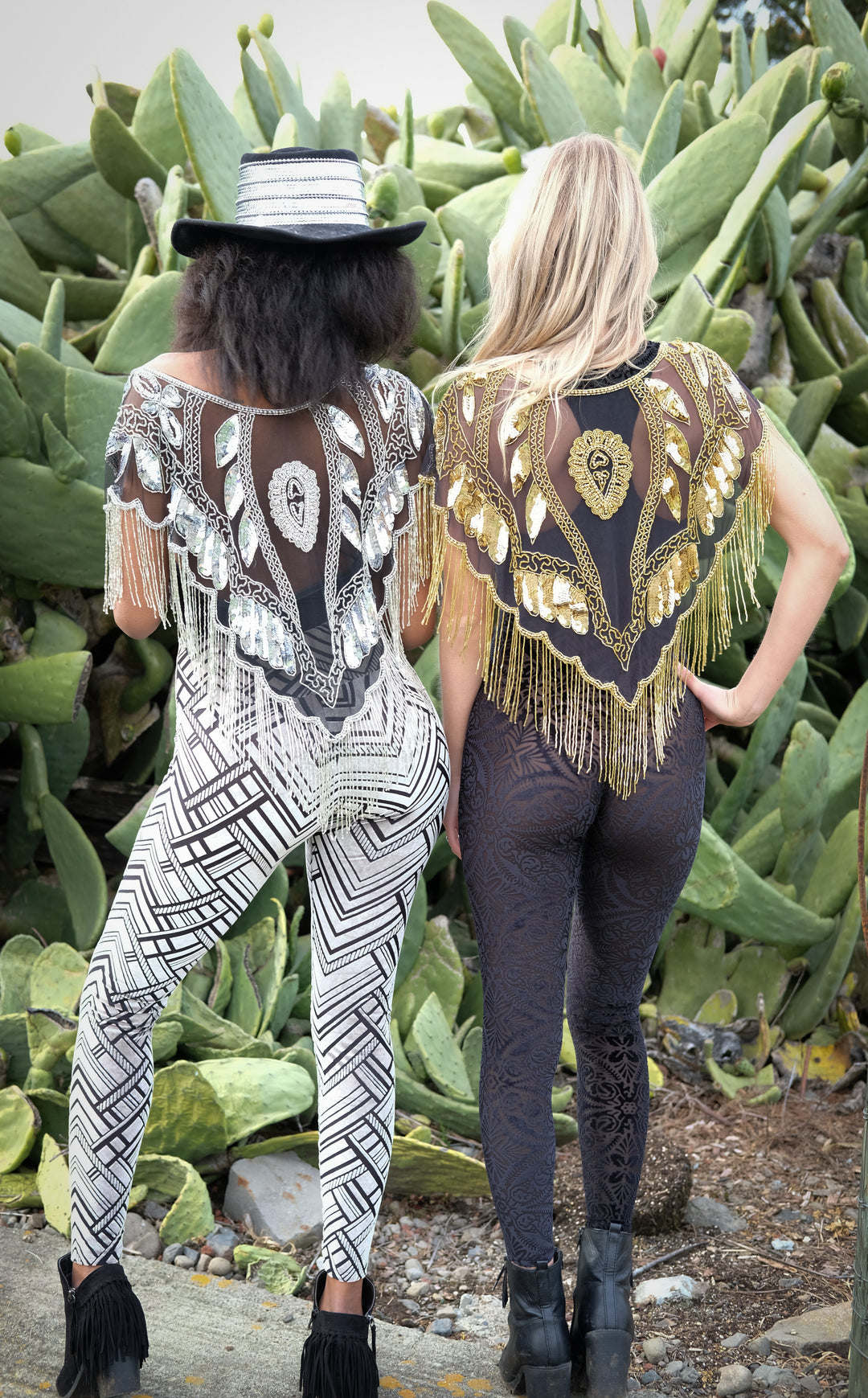 Silver & Gold Star Sparkle Capelet