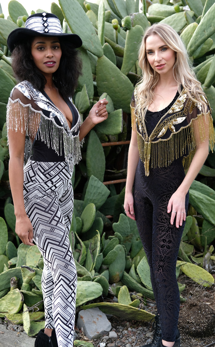 Silver & Gold Star Sparkle Capelet