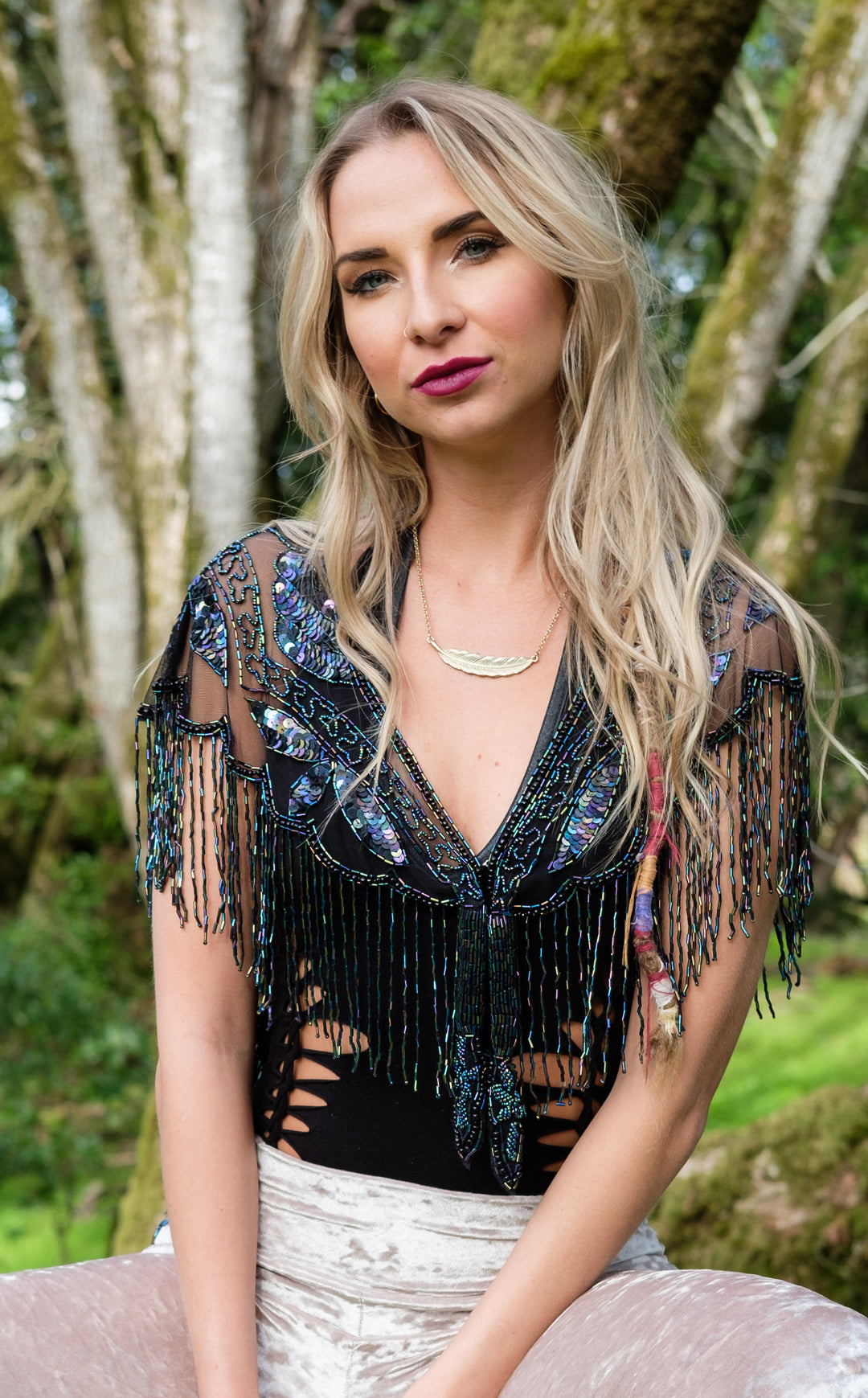 Moonlight Royal Sparkle Capelet