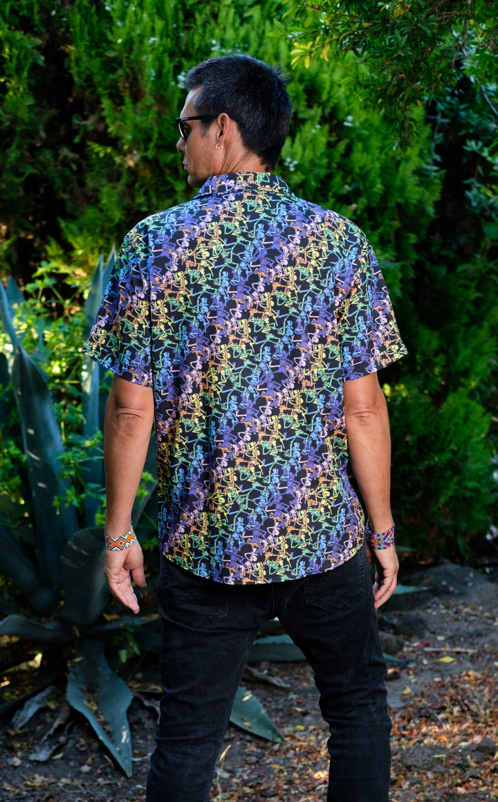 Dancing Skeletons Grateful Dead Dress Shirt
