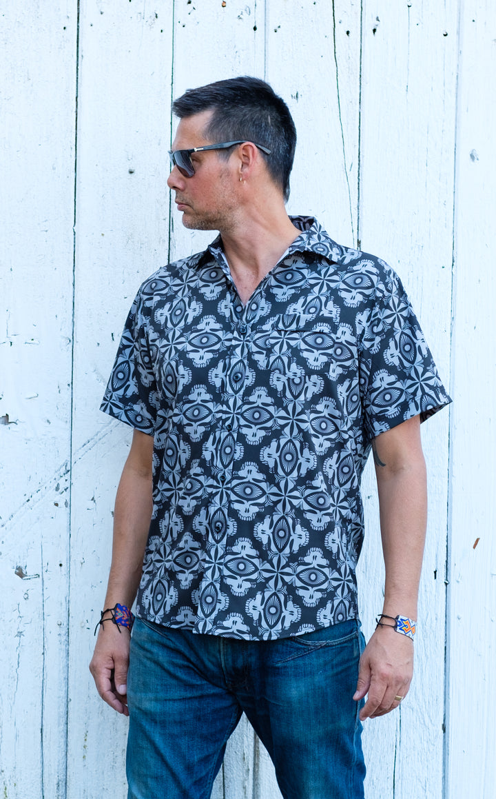 Tiki Grateful Dead Dress Shirt