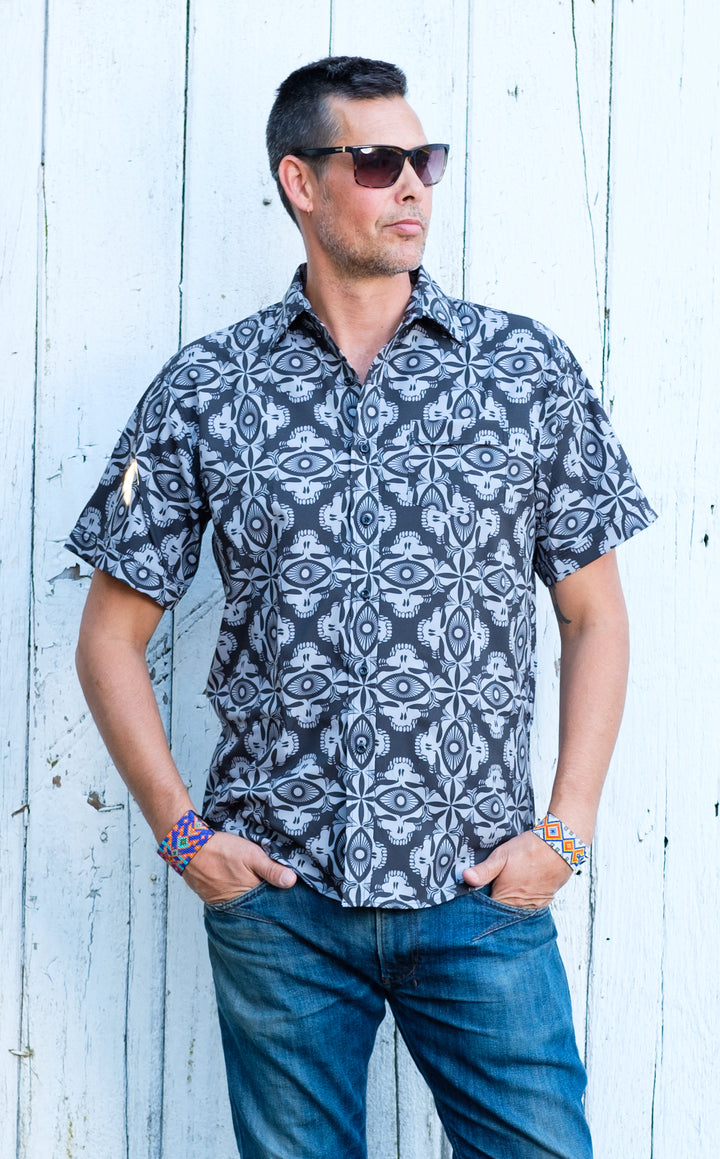 Tiki Grateful Dead Dress Shirt
