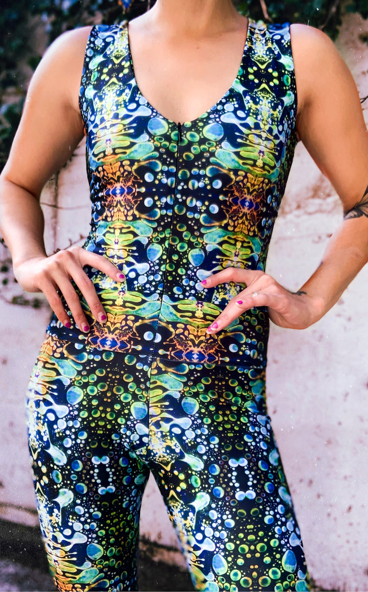 Green Liquid Light Kylin Onesie