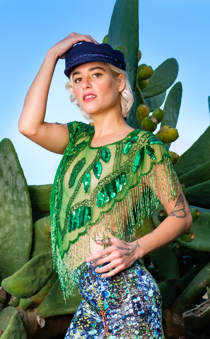 Shamrock Sparkle Capelet