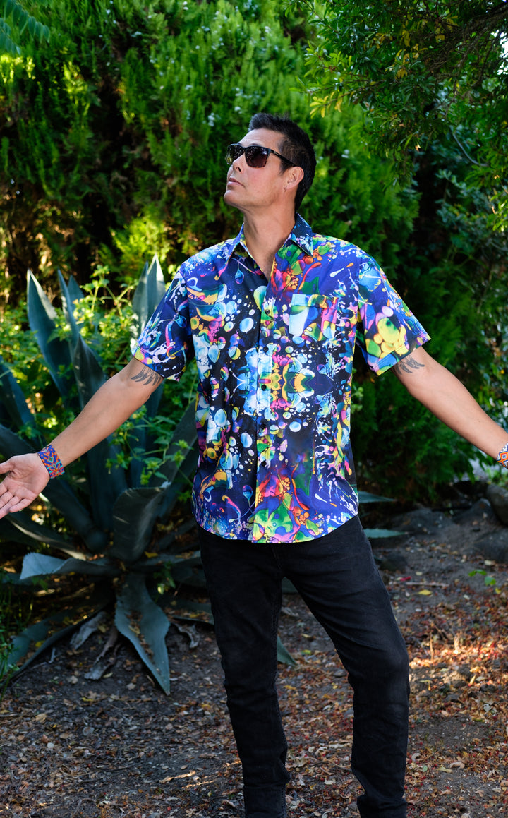 Deep Sea Vision Liquid Light Button Down Shirt