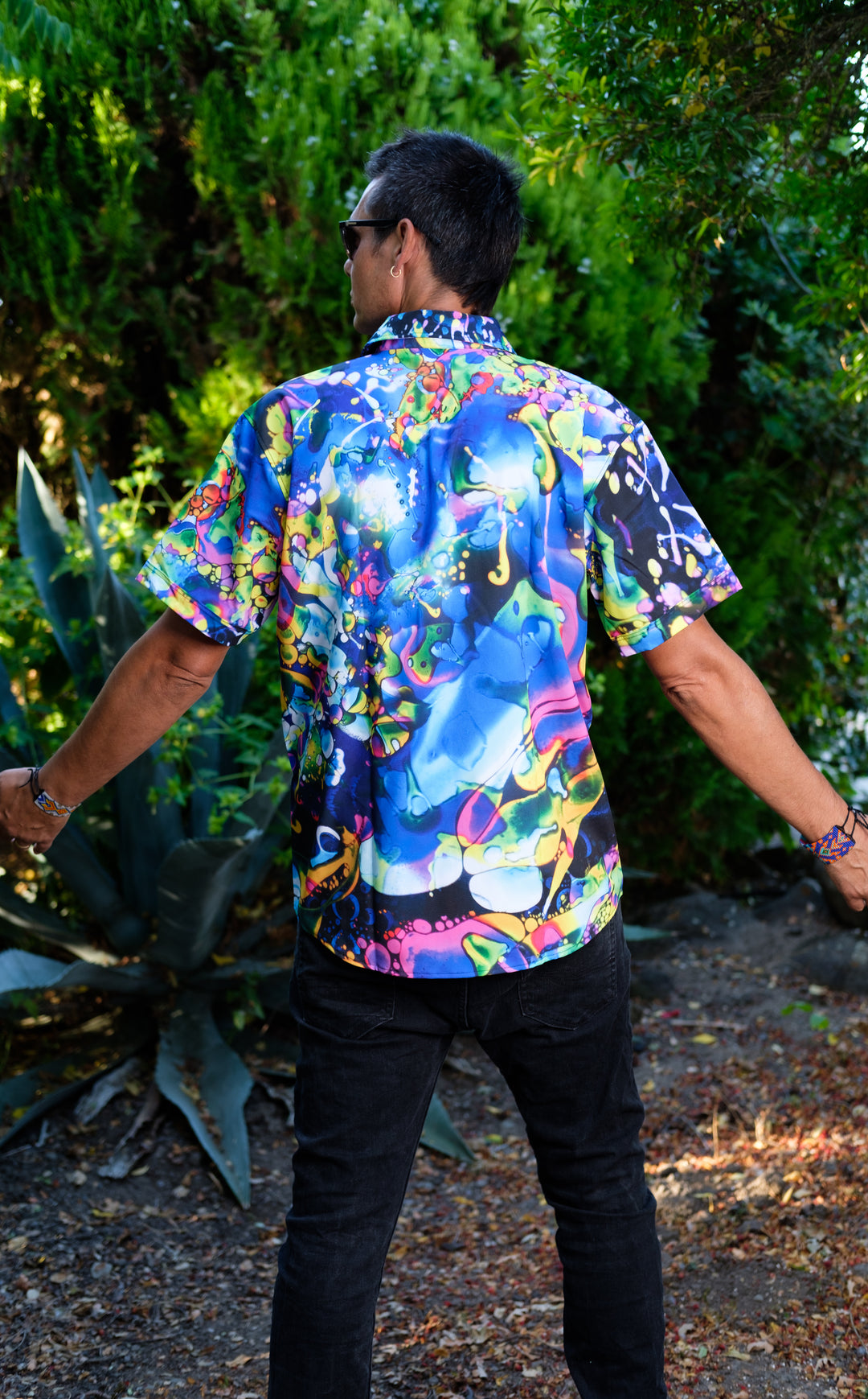 Deep Sea Vision Liquid Light Button Down Shirt