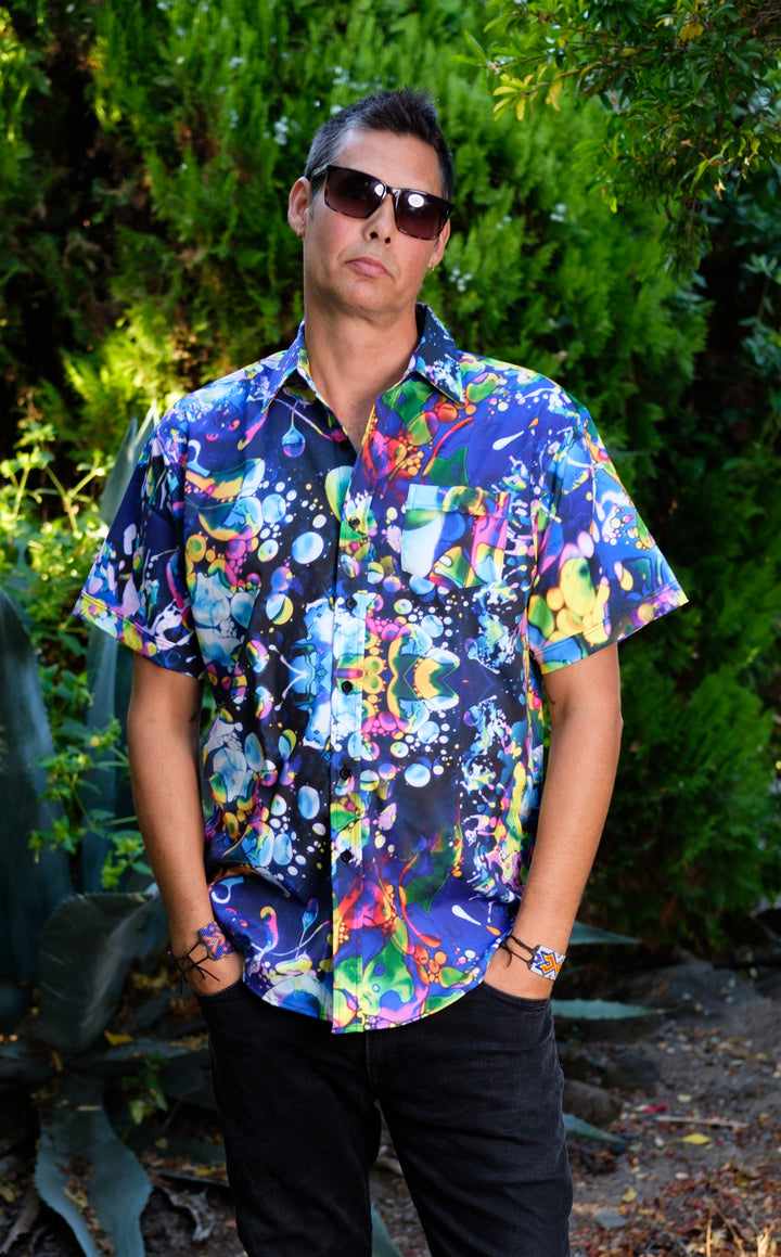 Deep Sea Vision Liquid Light Button Down Shirt