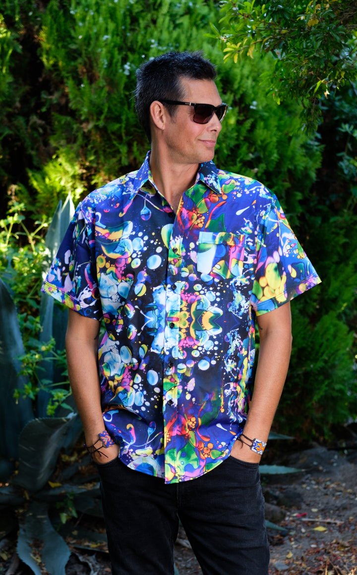 Deep Sea Vision Liquid Light Button Down Shirt