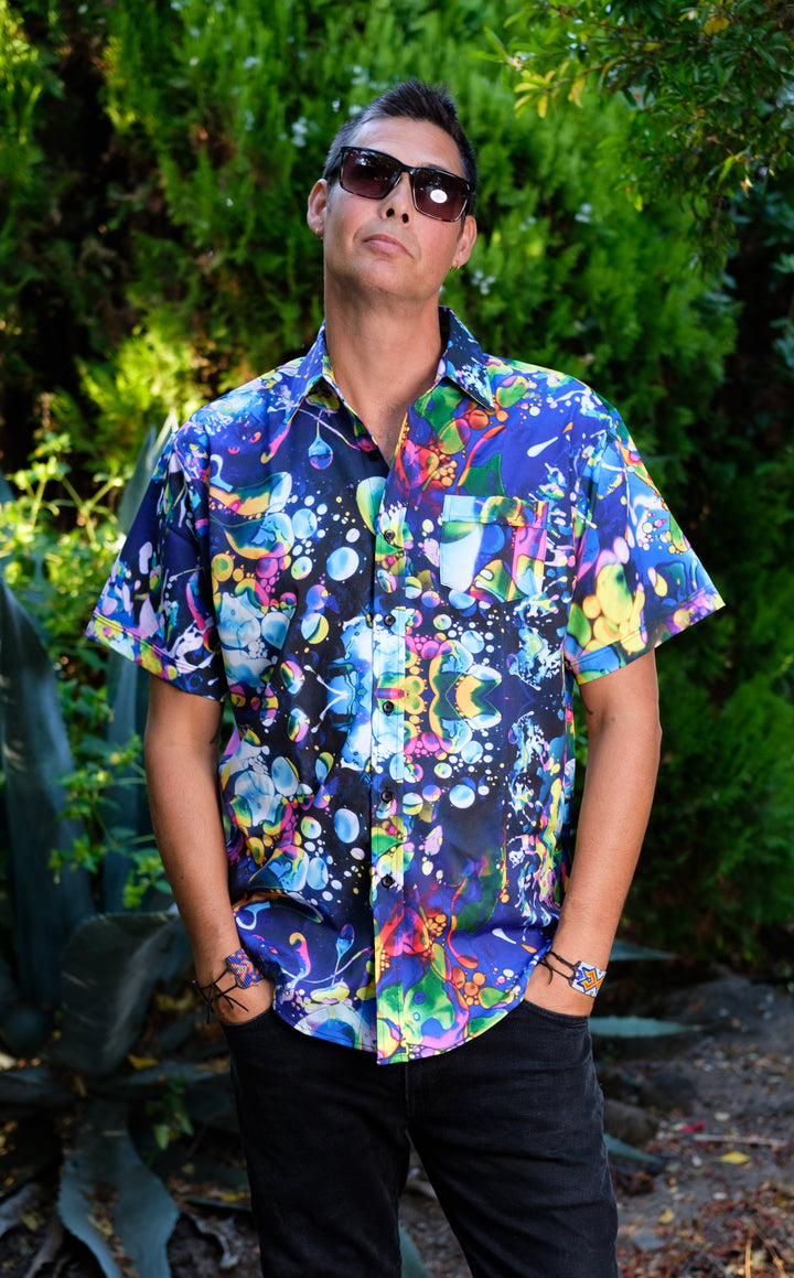 Deep Sea Vision Liquid Light Button Down Shirt