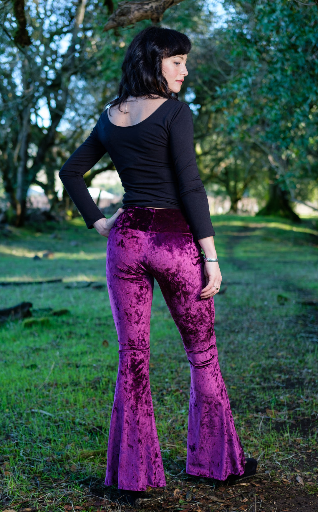 Boysenberry Velvet Slim Bells