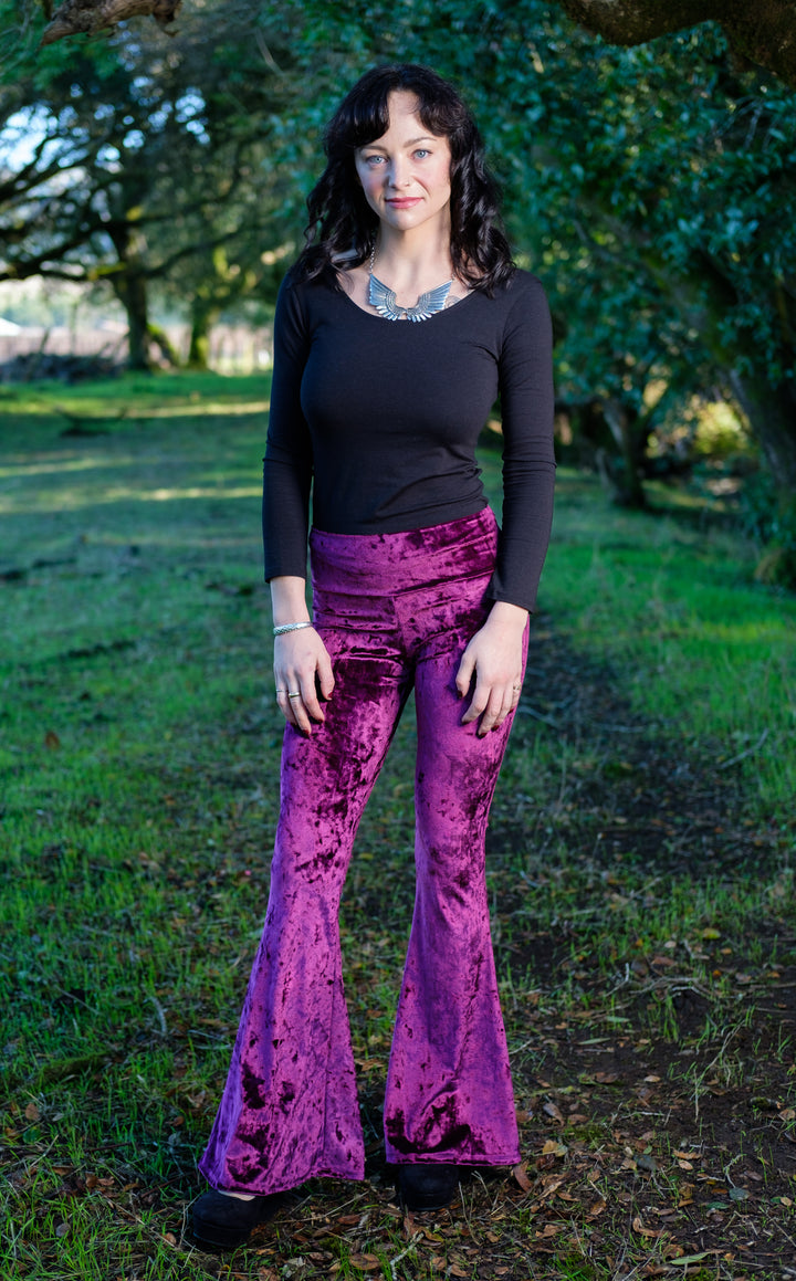 Boysenberry Velvet Slim Bells