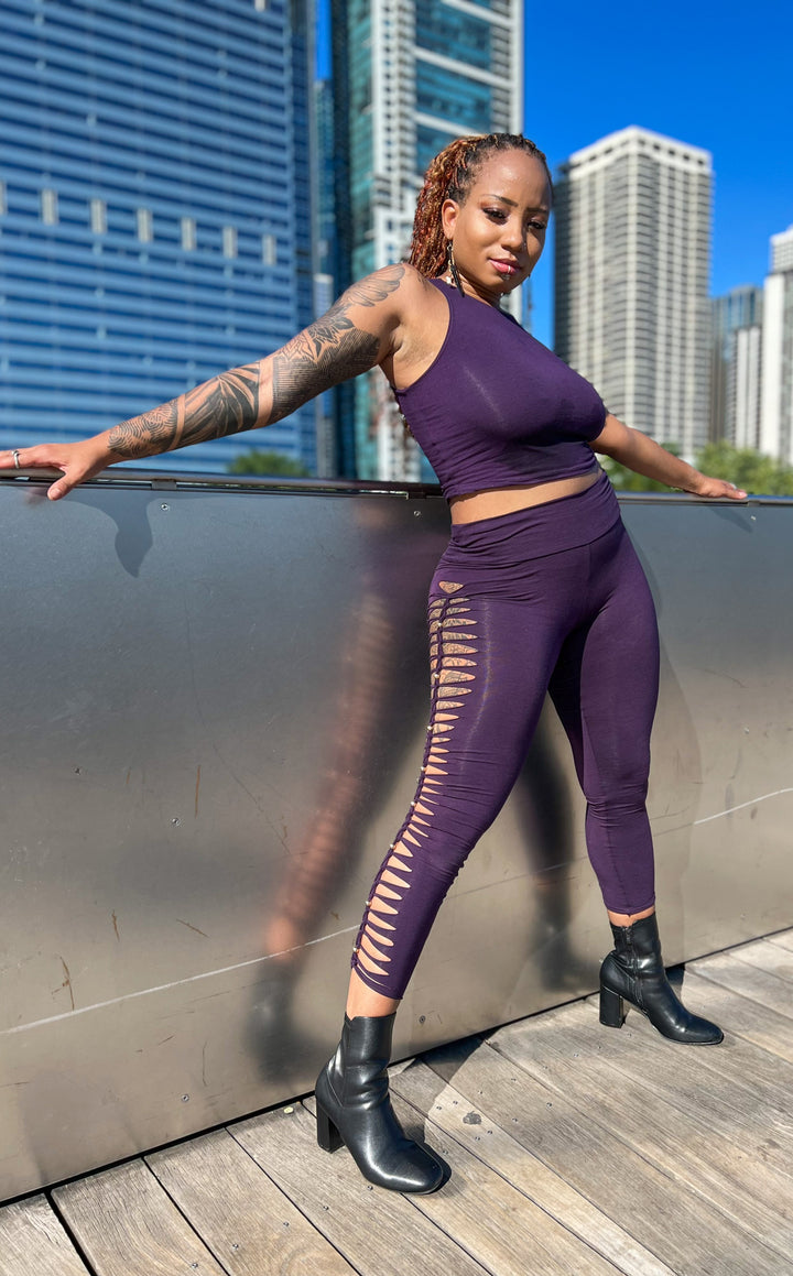 Beaded Bamboo Ladyhawke Leggings - Snip Tease - 3 Colors