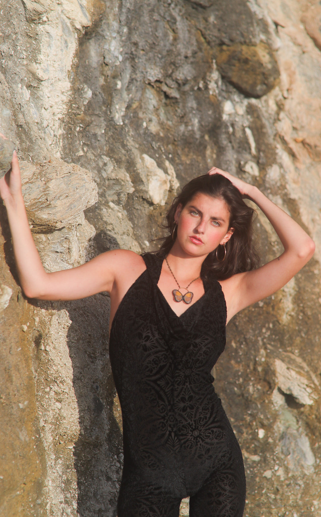 Midnight Burnout Velvet Mystique Onesie Jumpsuit