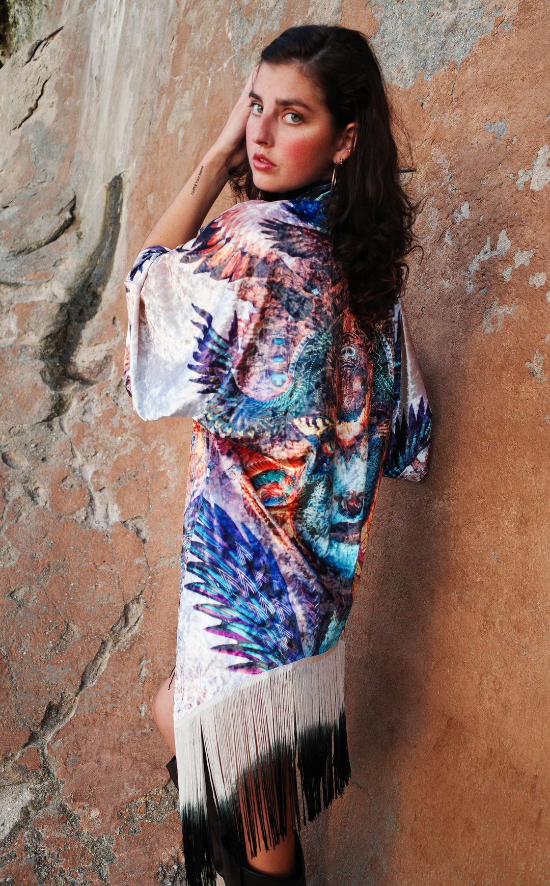 Dharma Dragon Velvet Kimono x Android Jones