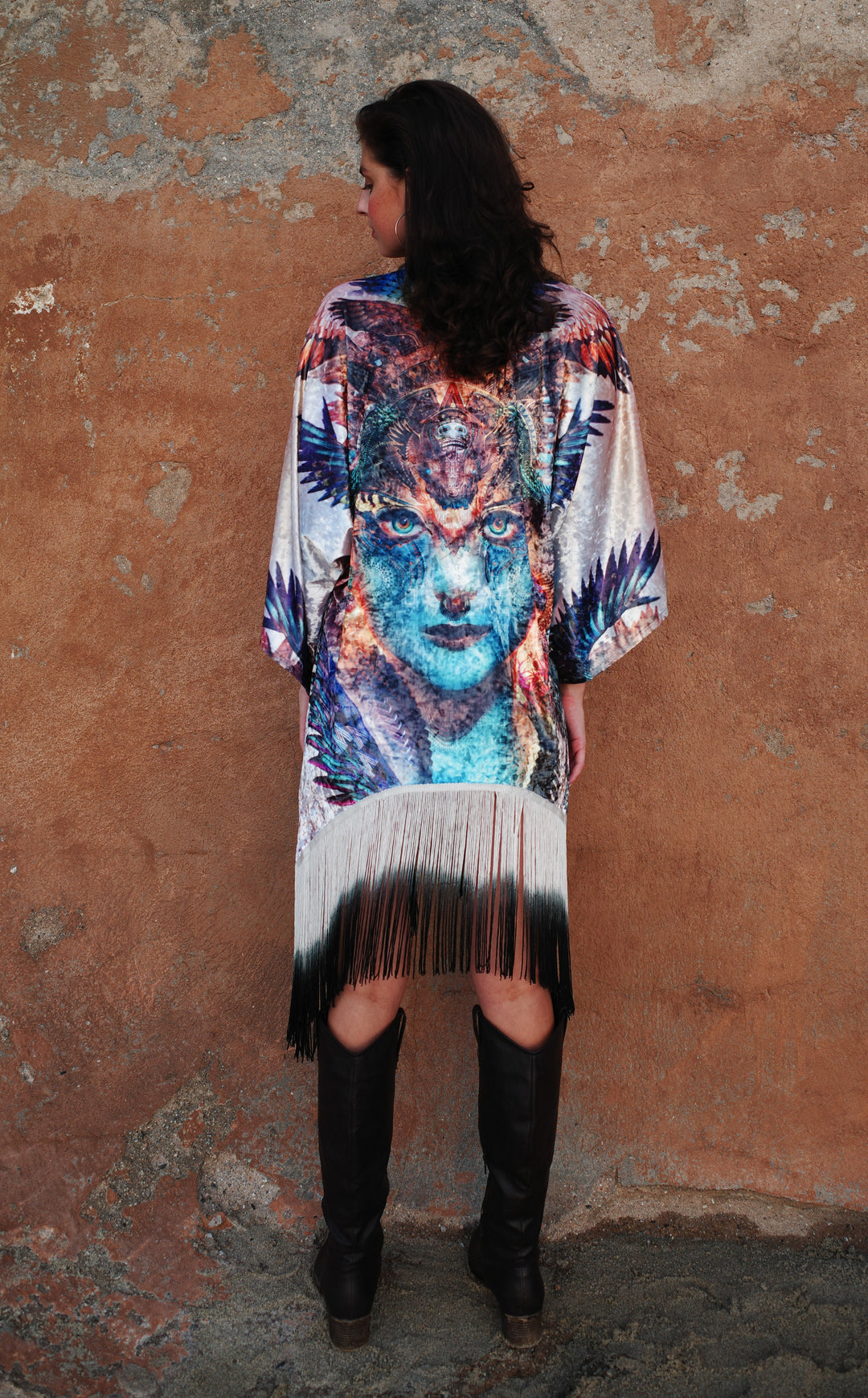 Dharma Dragon Velvet Kimono x Android Jones – Warrior Within