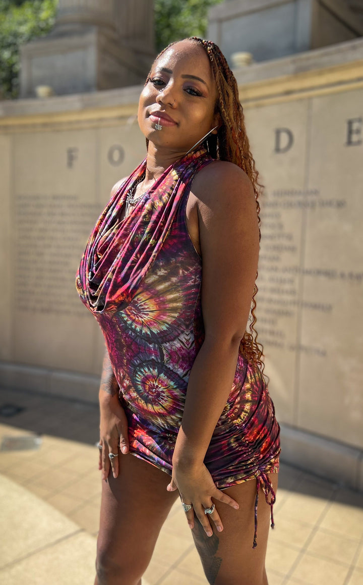 Maple Swirl Huntress Cinch Dress