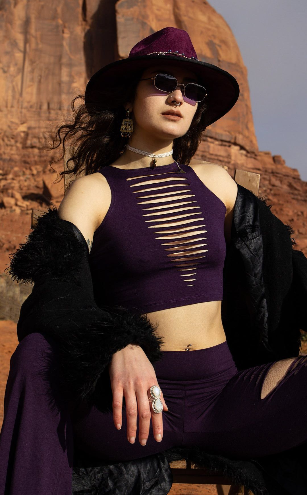 Snipped Bamboo Tank Top - 4 Colors