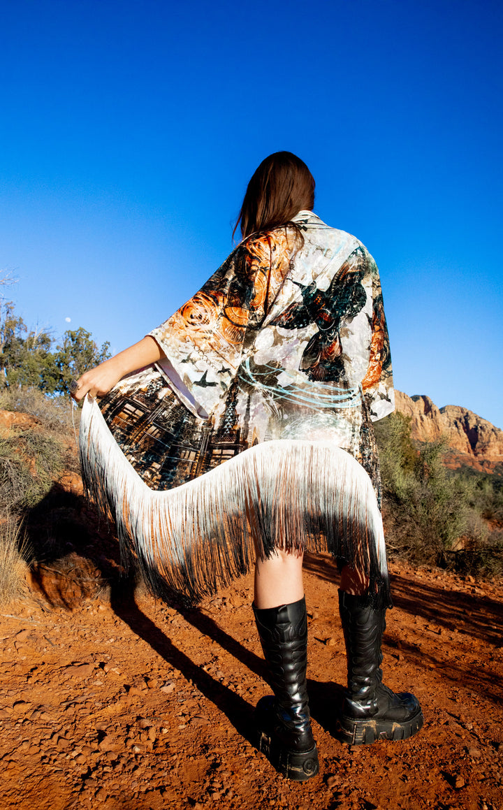 Android Jones Kimono - "Humming Shrine" in VELVET