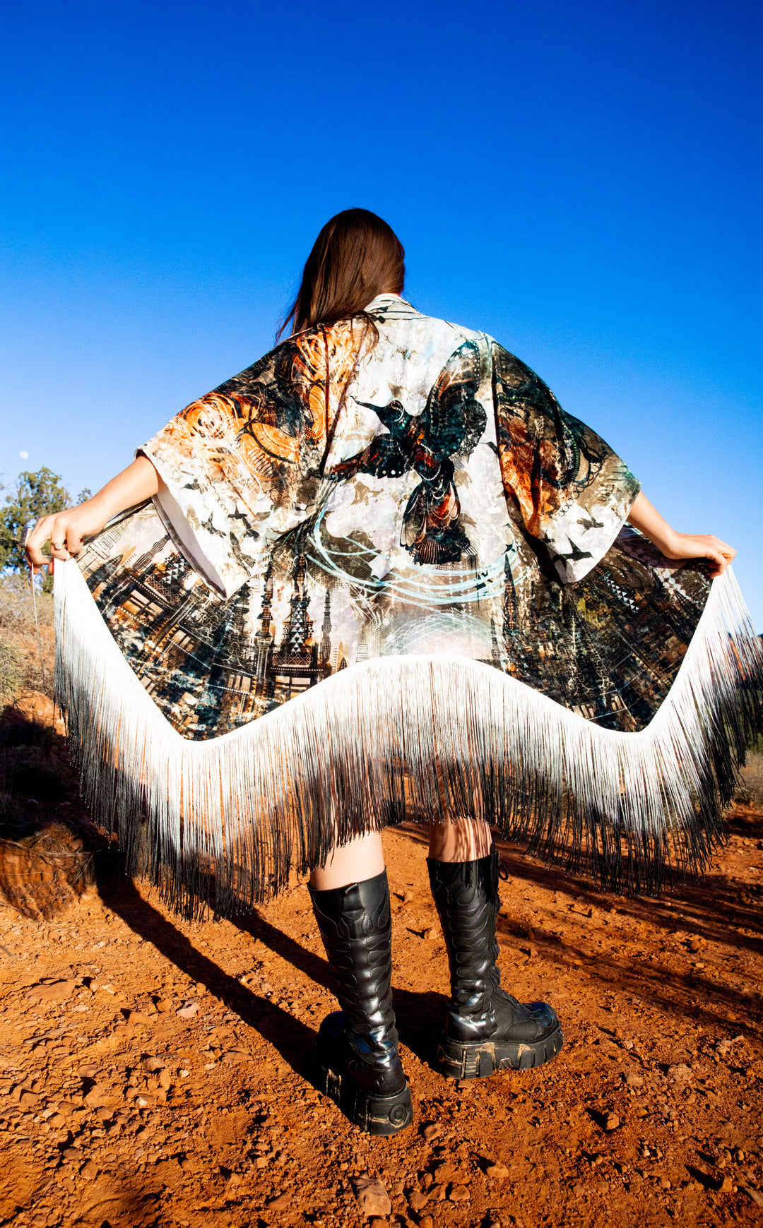 Android Jones Kimono - "Humming Shrine" in VELVET