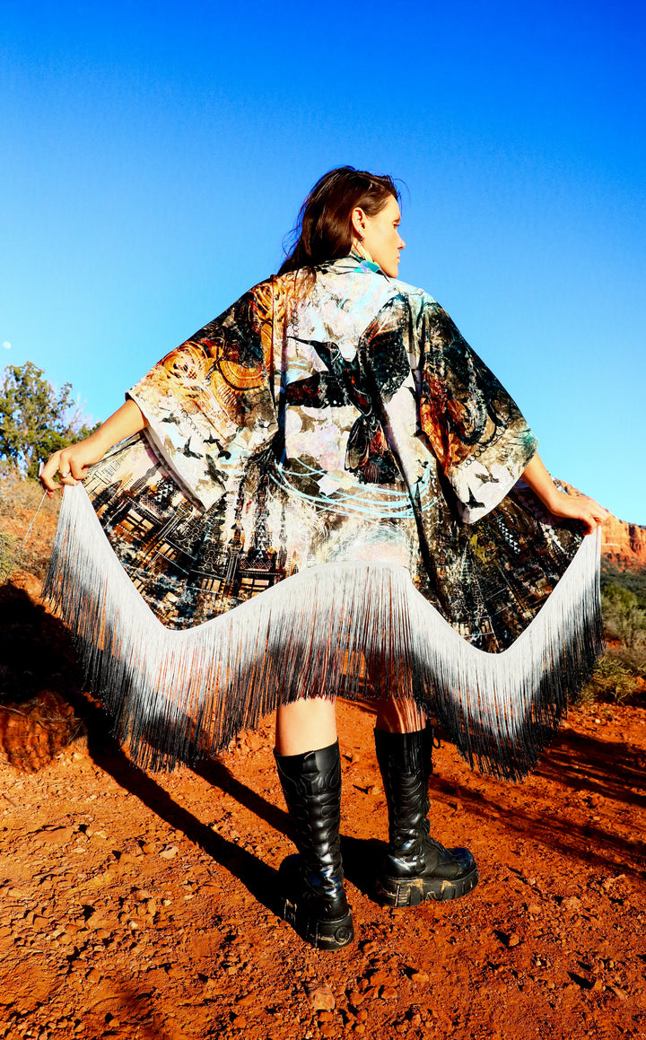 Android Jones Kimono - "Humming Shrine" in VELVET