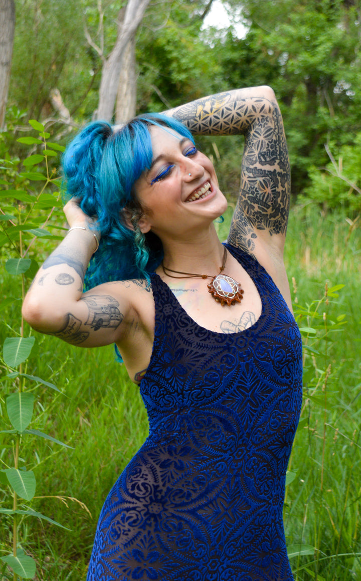 Ocean Burnout Velvet Panther Ladyhawke Onesie