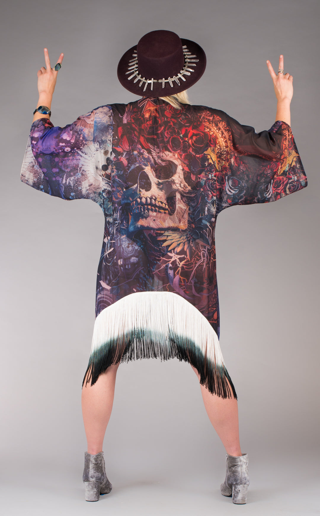 Android Jones Kimono - "Santa Clara" - Warrior Within Designs ,Onesie 