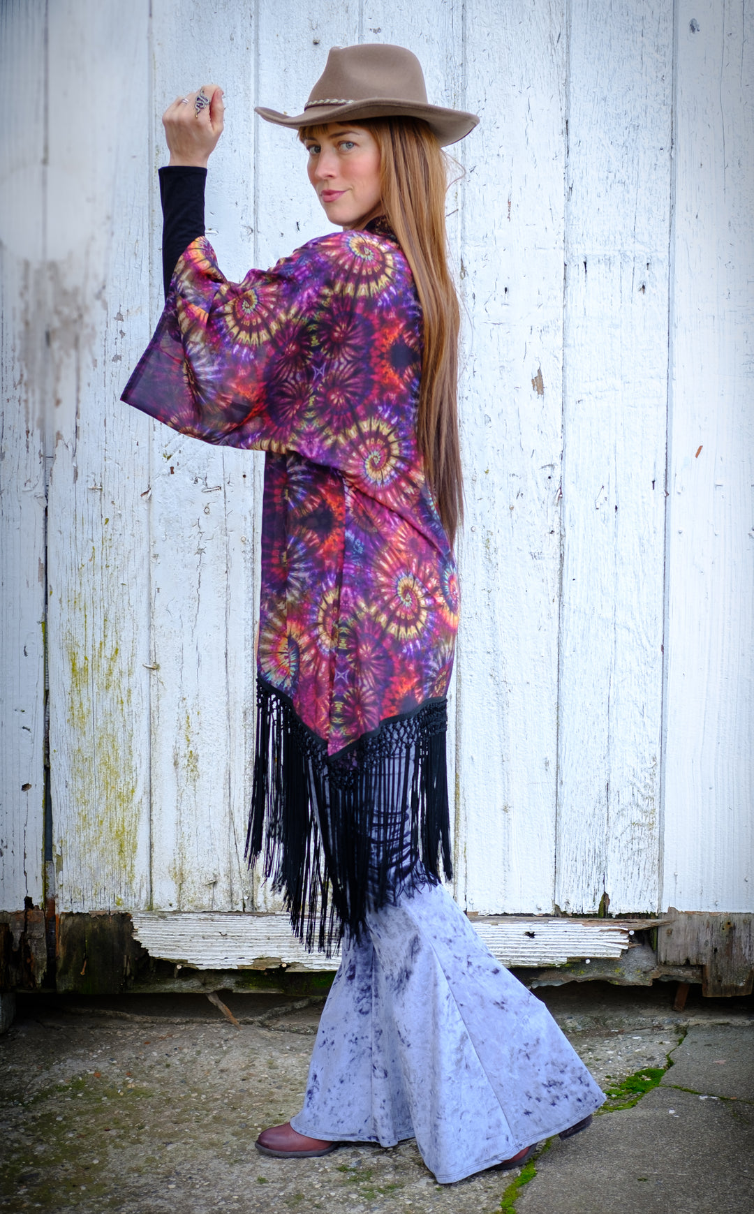 Maple Swirl Kimono - Jammin Warrior Collective