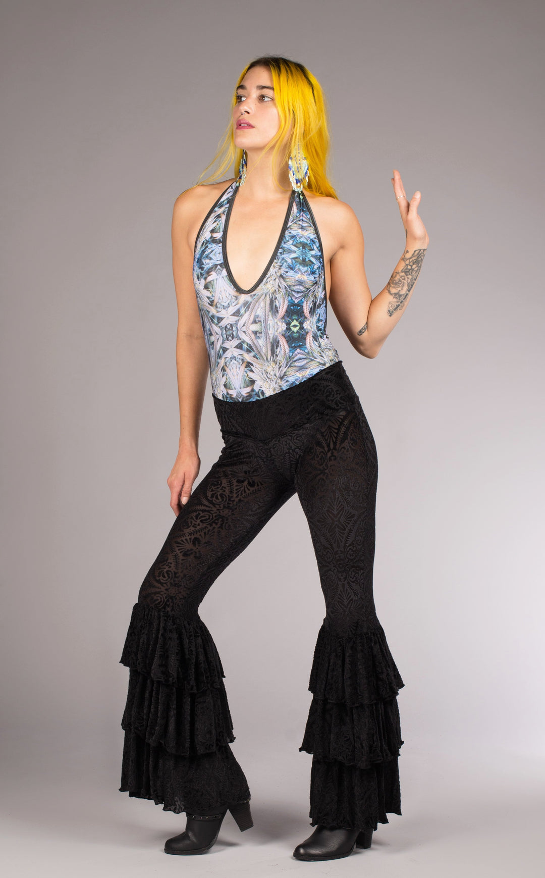 Midnight Burnout Velvet Pirate Pants - Warrior Within Designs ,Pirate Pant 
