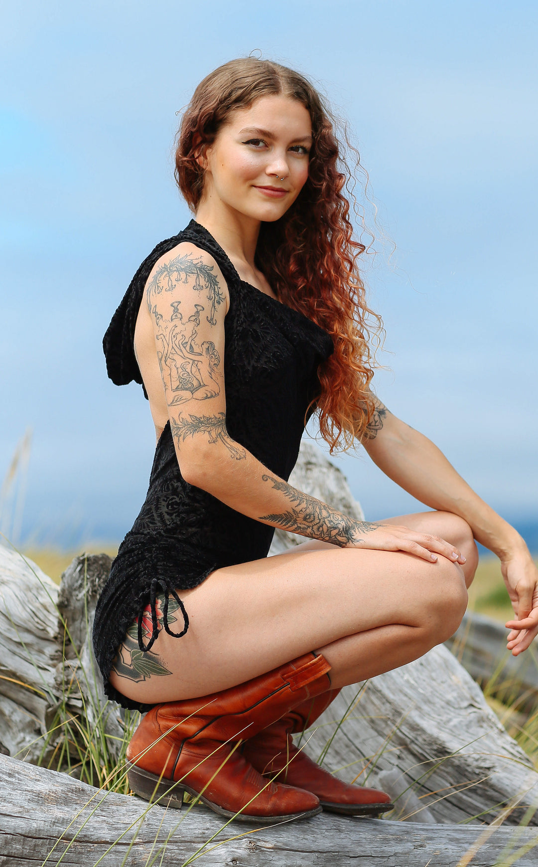 Midnight Burnout Velvet Mystique Shortsie