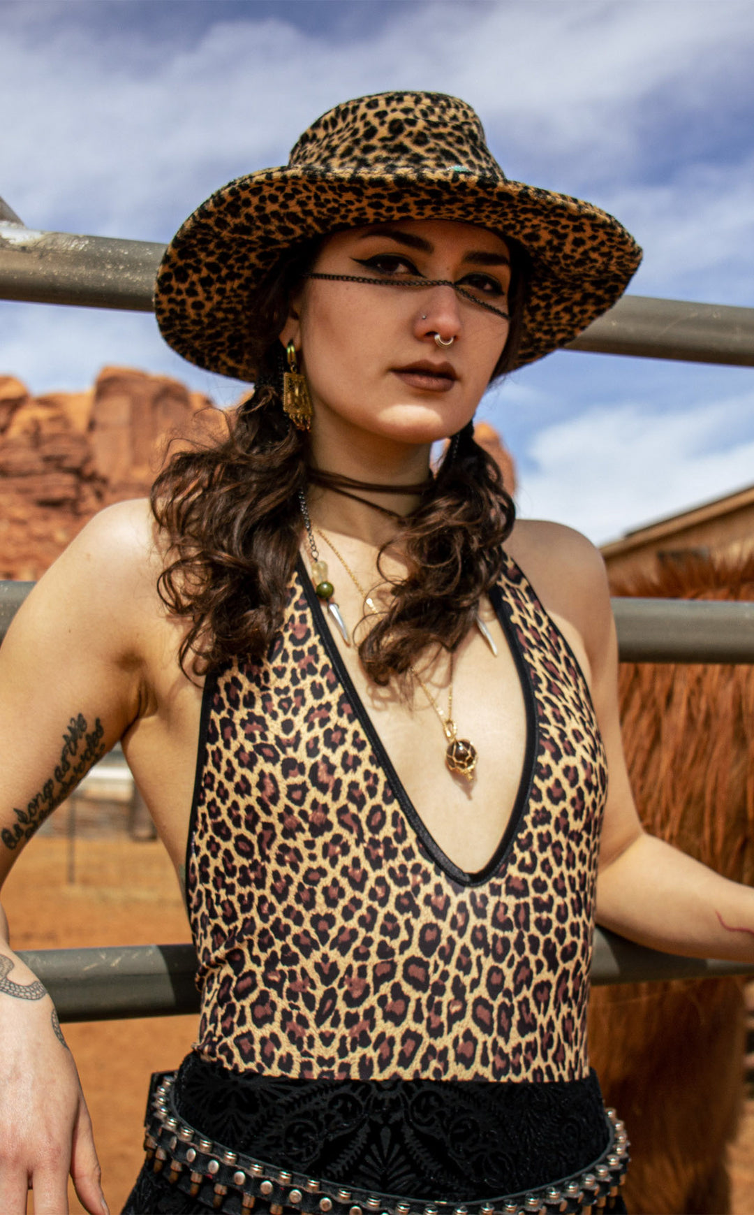 Cheetah Liberty Bodysuit