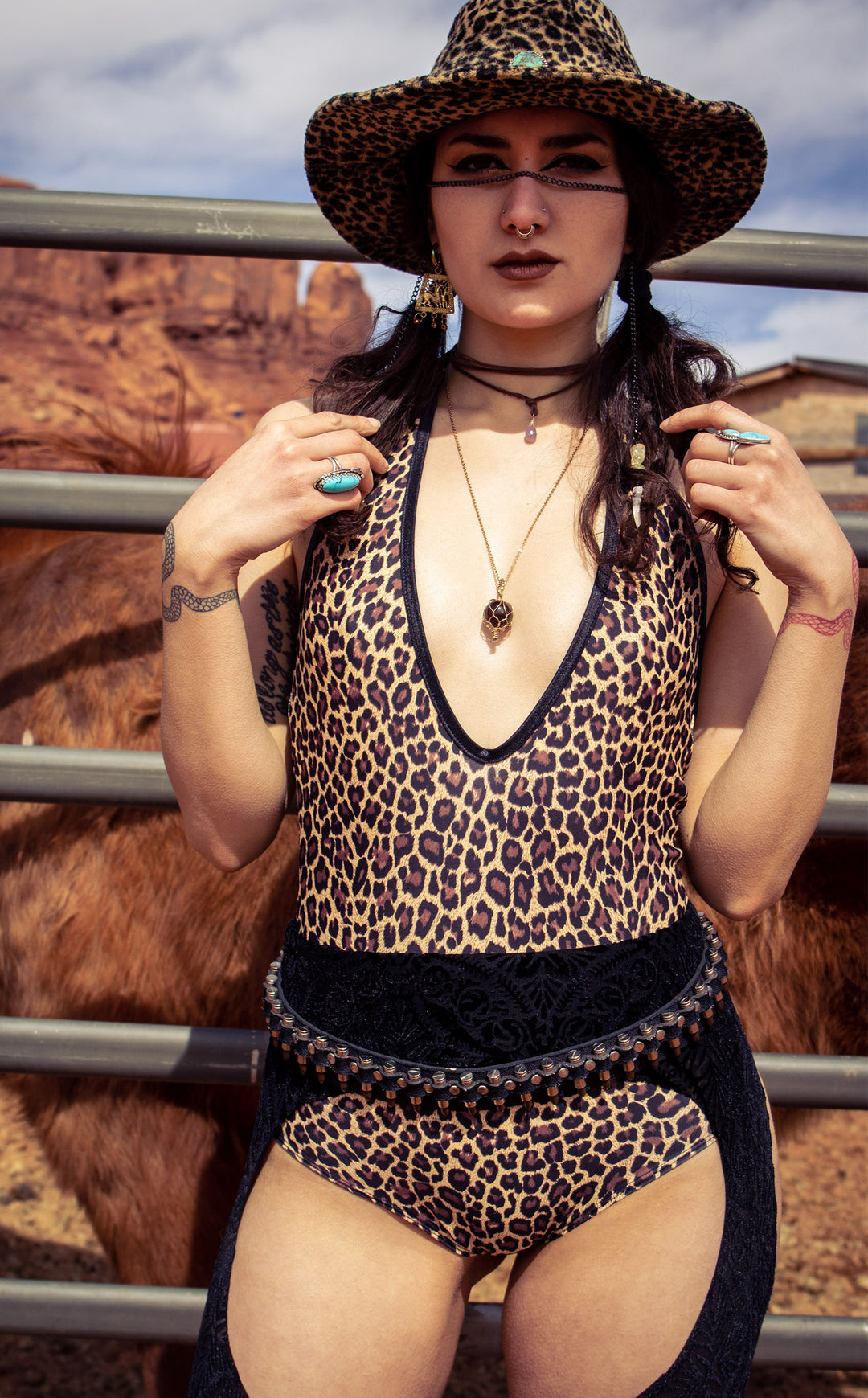 Cheetah Liberty Bodysuit