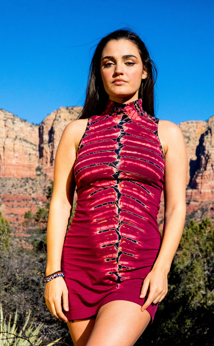 Maroon Bones Tie Dye Dyna Dress