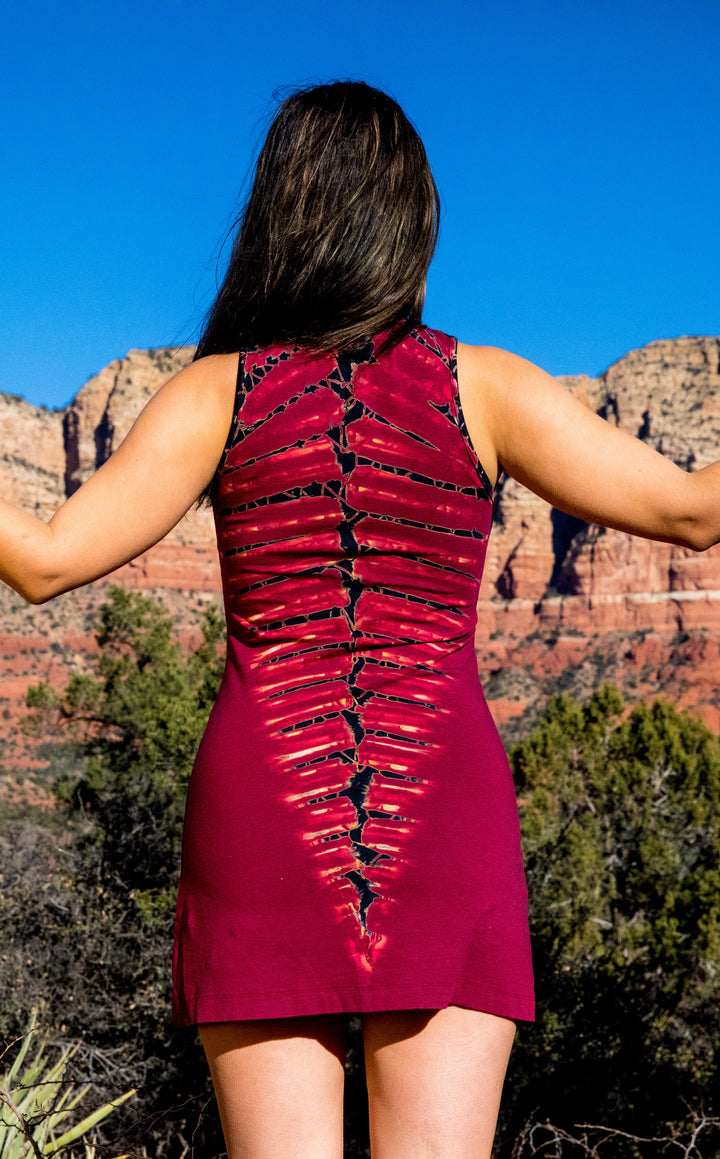 Maroon Bones Tie Dye Dyna Dress